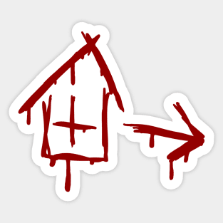 Left 4 Dead - Safehouse [red] Sticker